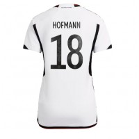 Tyskland Jonas Hofmann #18 Hemmatröja Kvinnor VM 2022 Korta ärmar